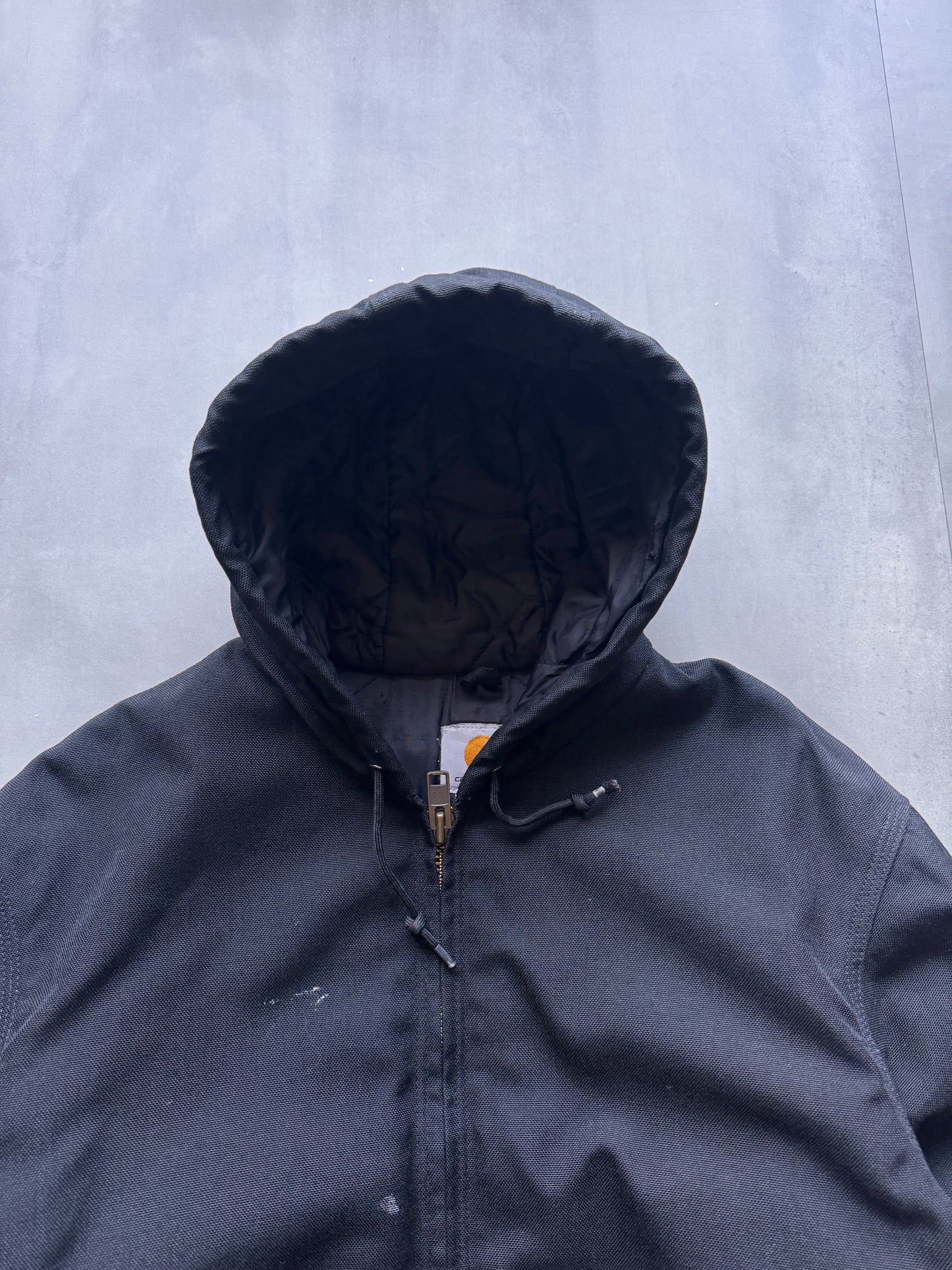 VINTAGE CARHARTT BLACK ACTIVE JACKET - M