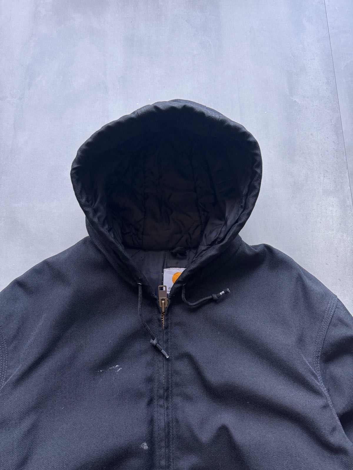 VINTAGE CARHARTT BLACK ACTIVE JACKET - M