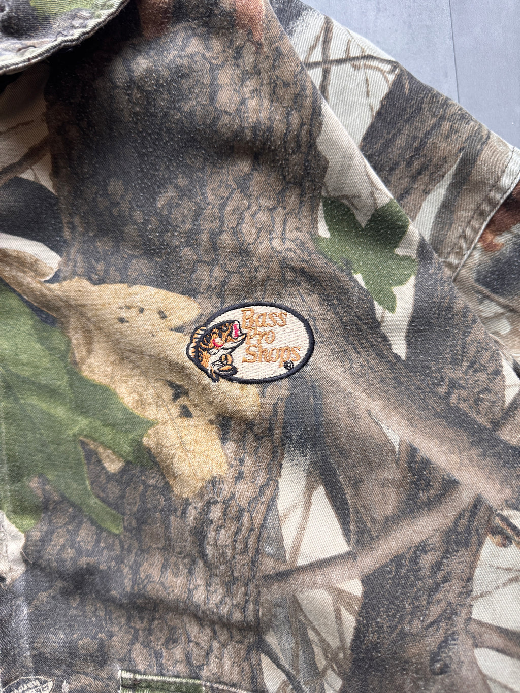 VINTAGE REALTREE BASS PRO SHOPS SANTE FE JACKET - L