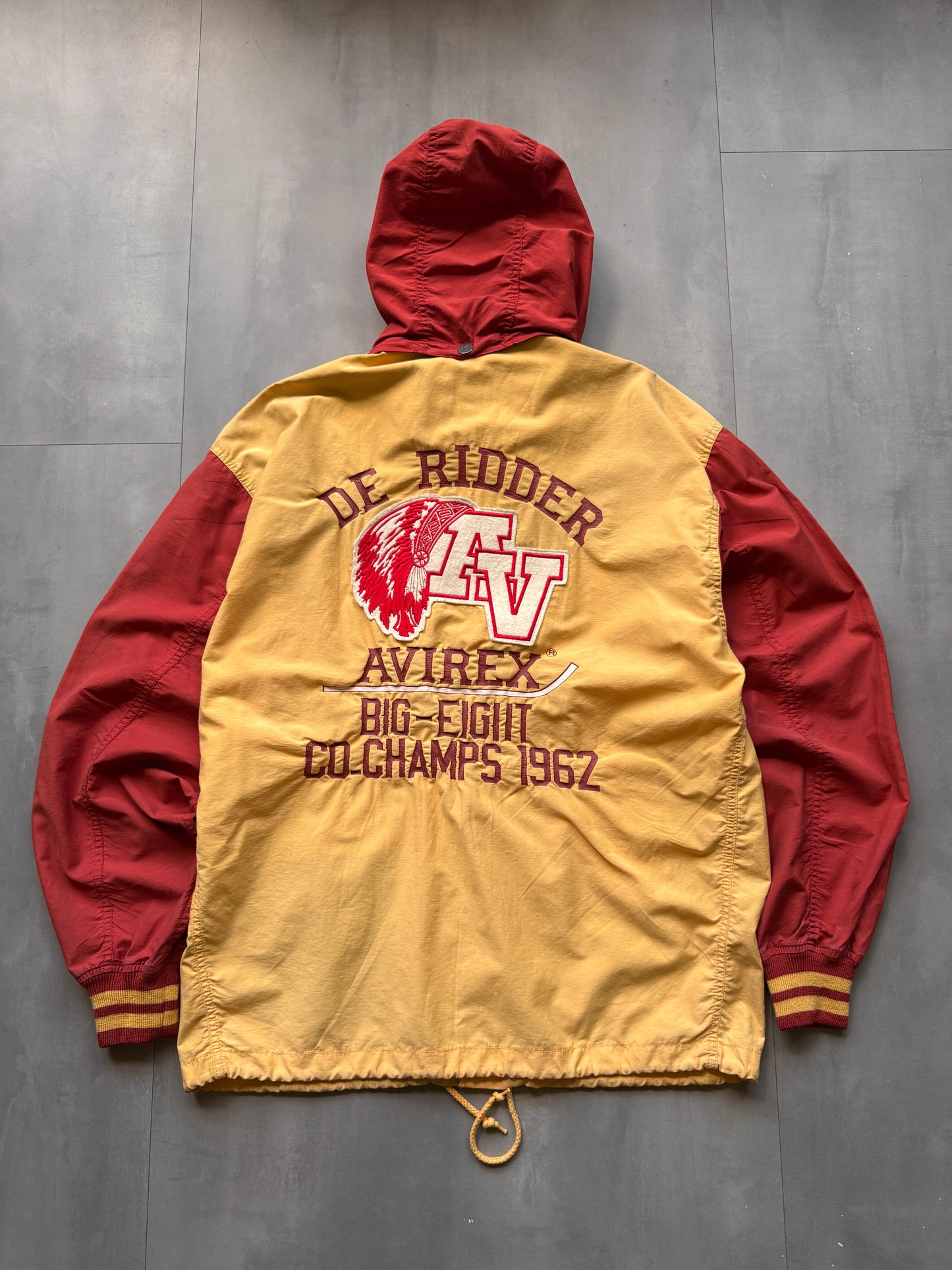 VINTAGE AVIREX DE RIDDER LIGHTWEIGHT TRACK JACKET - L