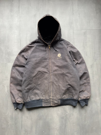 VINTAGE DUNBROOKE FADED GREY ACTIVE JACKET - XL
