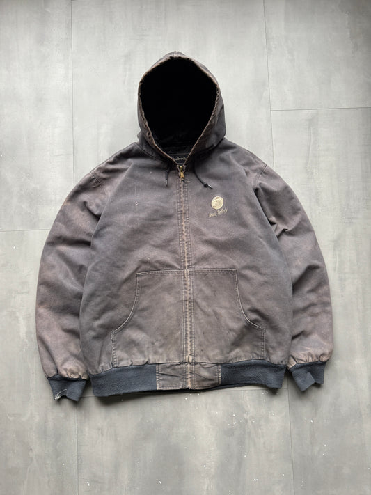 VINTAGE DUNBROOKE FADED GREY ACTIVE JACKET - XL