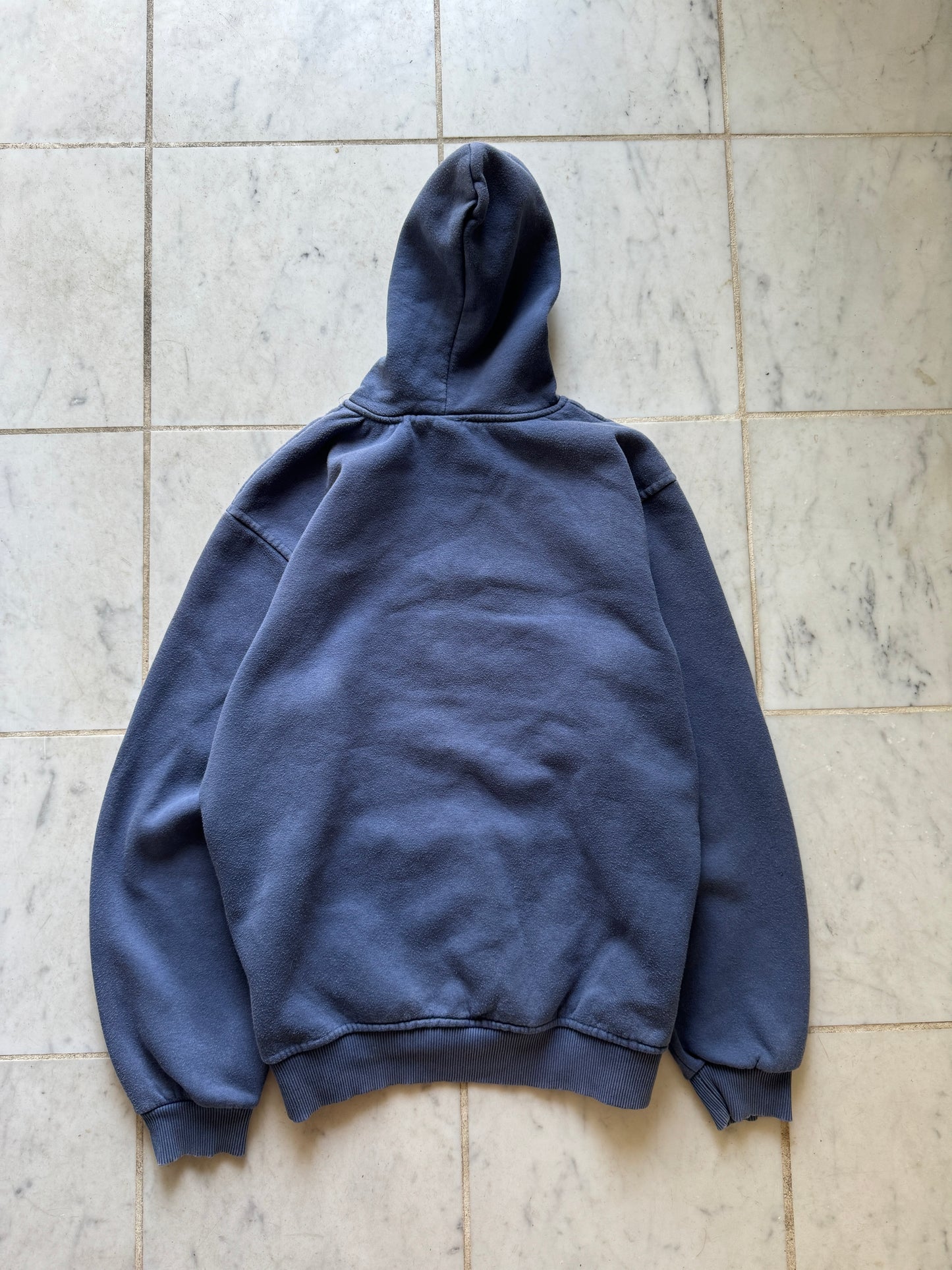 CONVERSE ALL STARS BLUE FADED HOODIE - LARGE/XLARGE