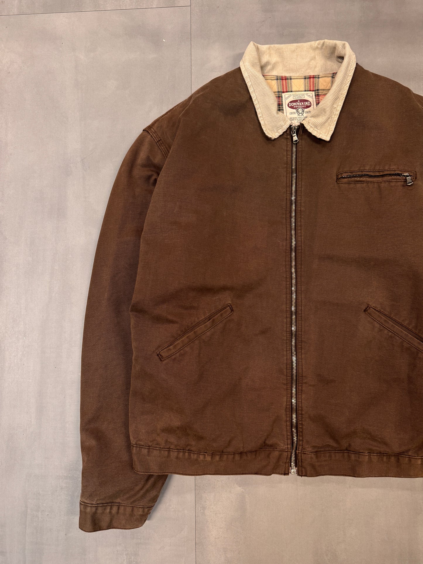 DONOVAN BROWN DETROIT WORK JACKET - XLARGE