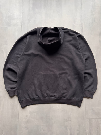 VINTAGE FILA BLACK HOODIE - XL
