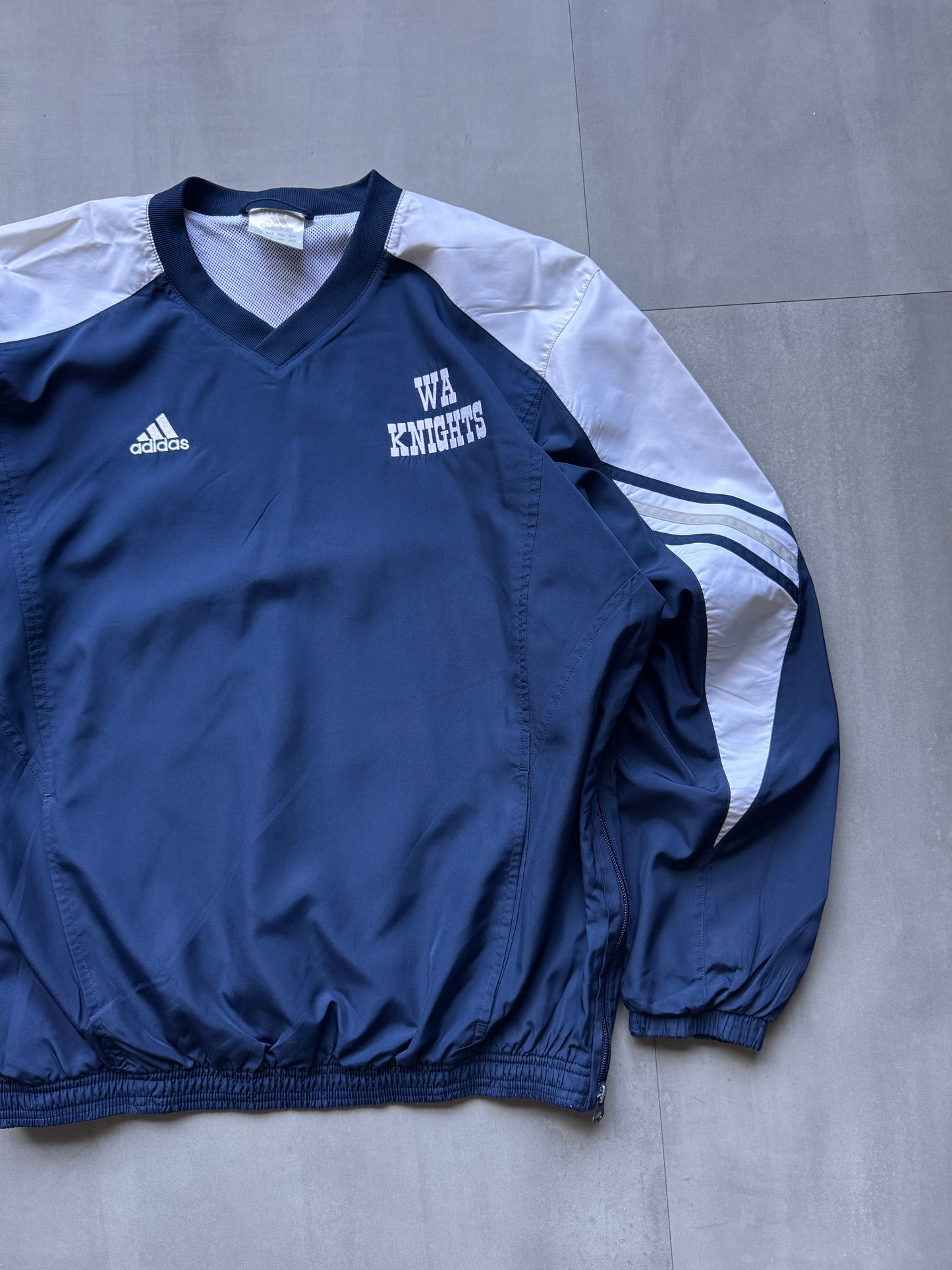 VINTAGE ADIDAS WA KNIGHTS NAVY WINDBREAKER - M