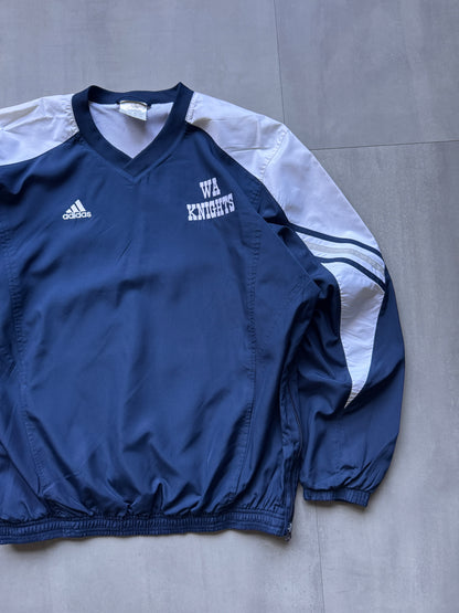 VINTAGE ADIDAS WA KNIGHTS NAVY WINDBREAKER - M