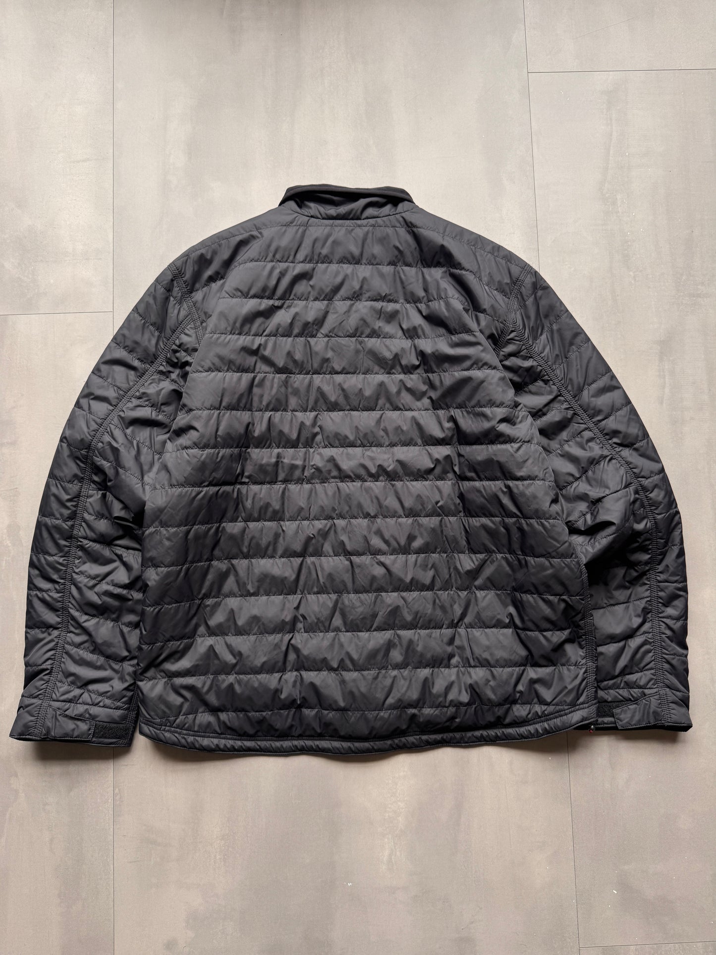 VINTAGE CARHARTT BLACK DOWN PUFFER JACKET - L
