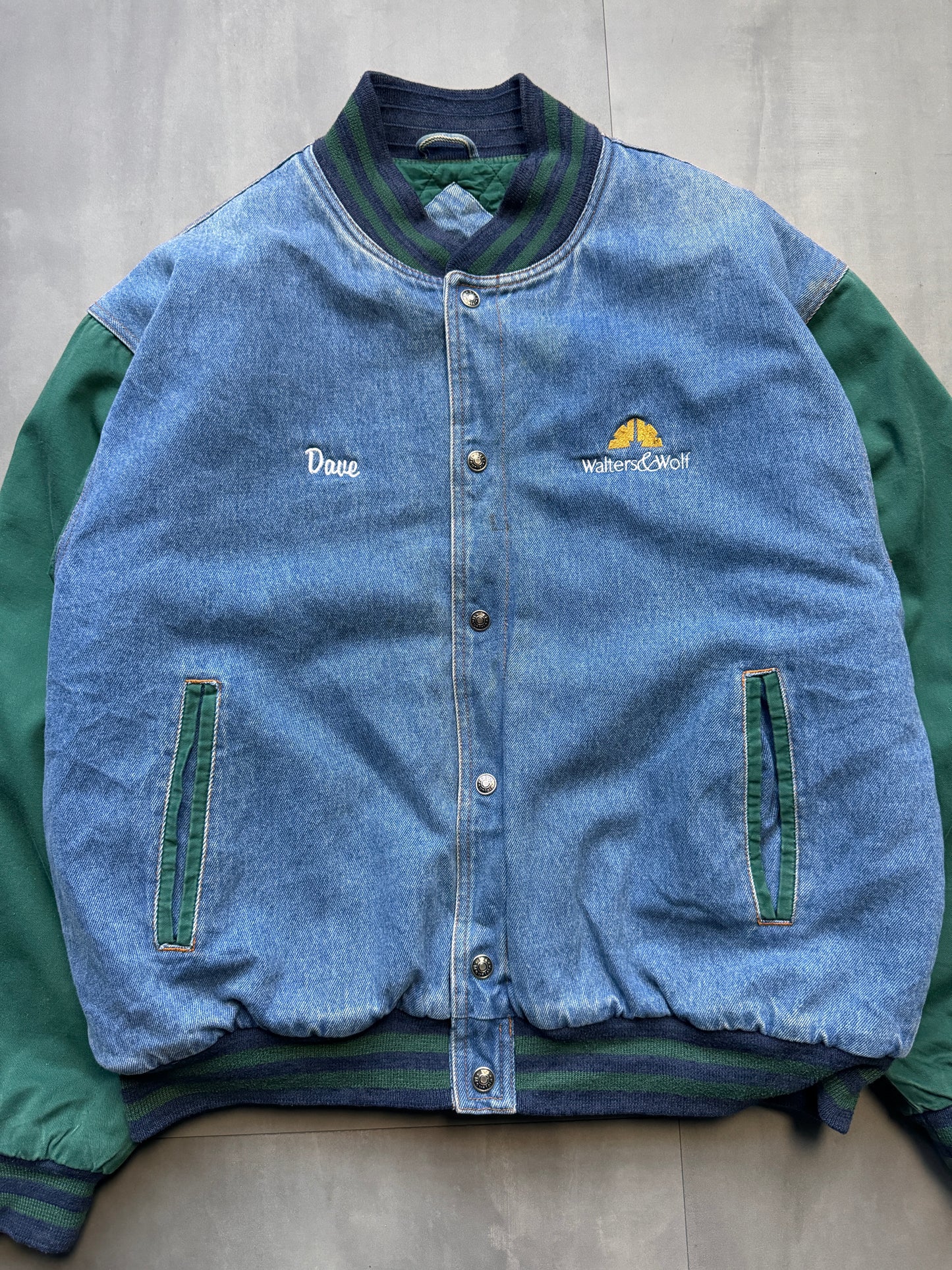 WALTERS & WOLF BASEBALL JACKET - XLARGE