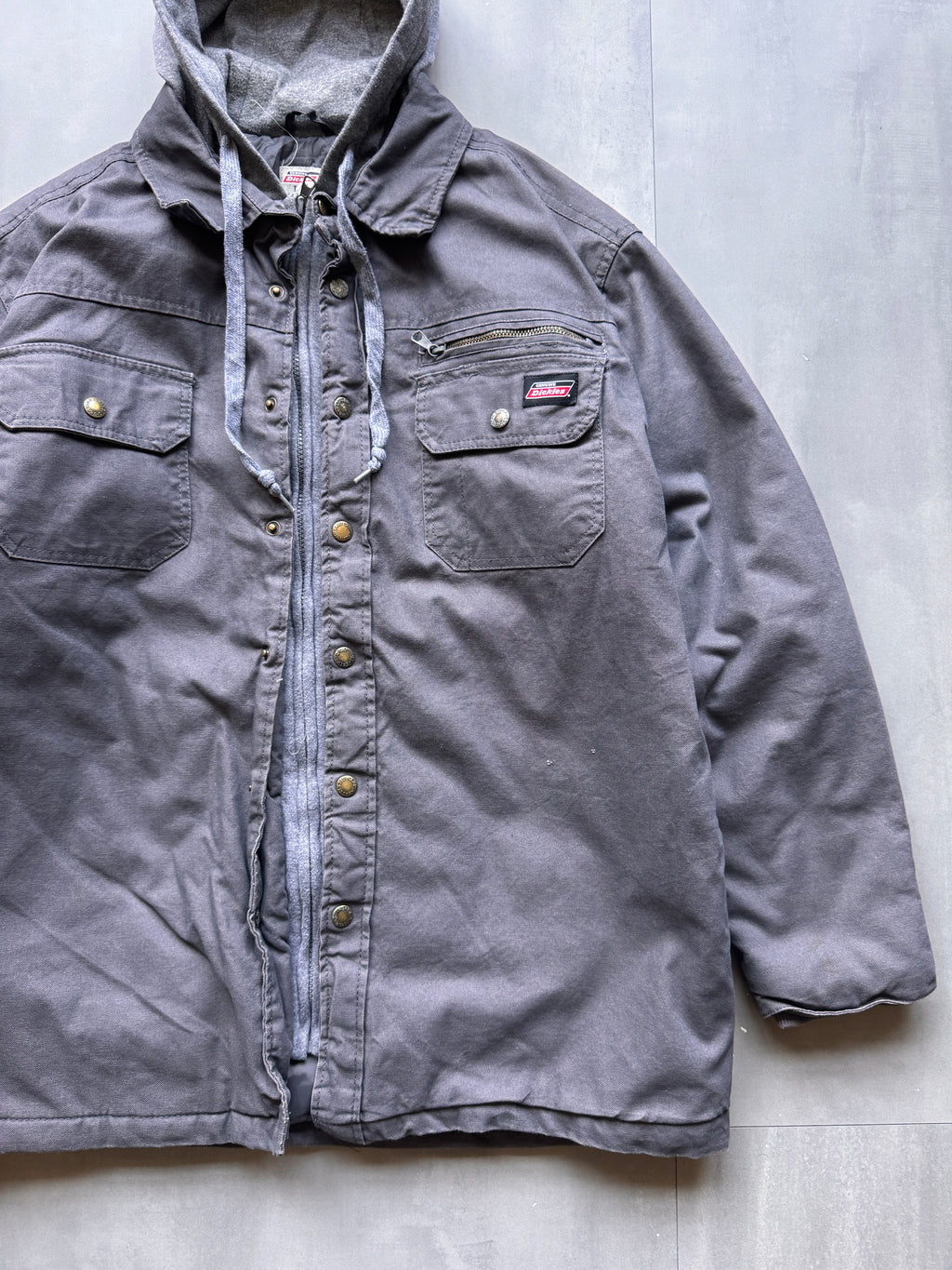 VINTAGE DICKIES GREY JACKET - L
