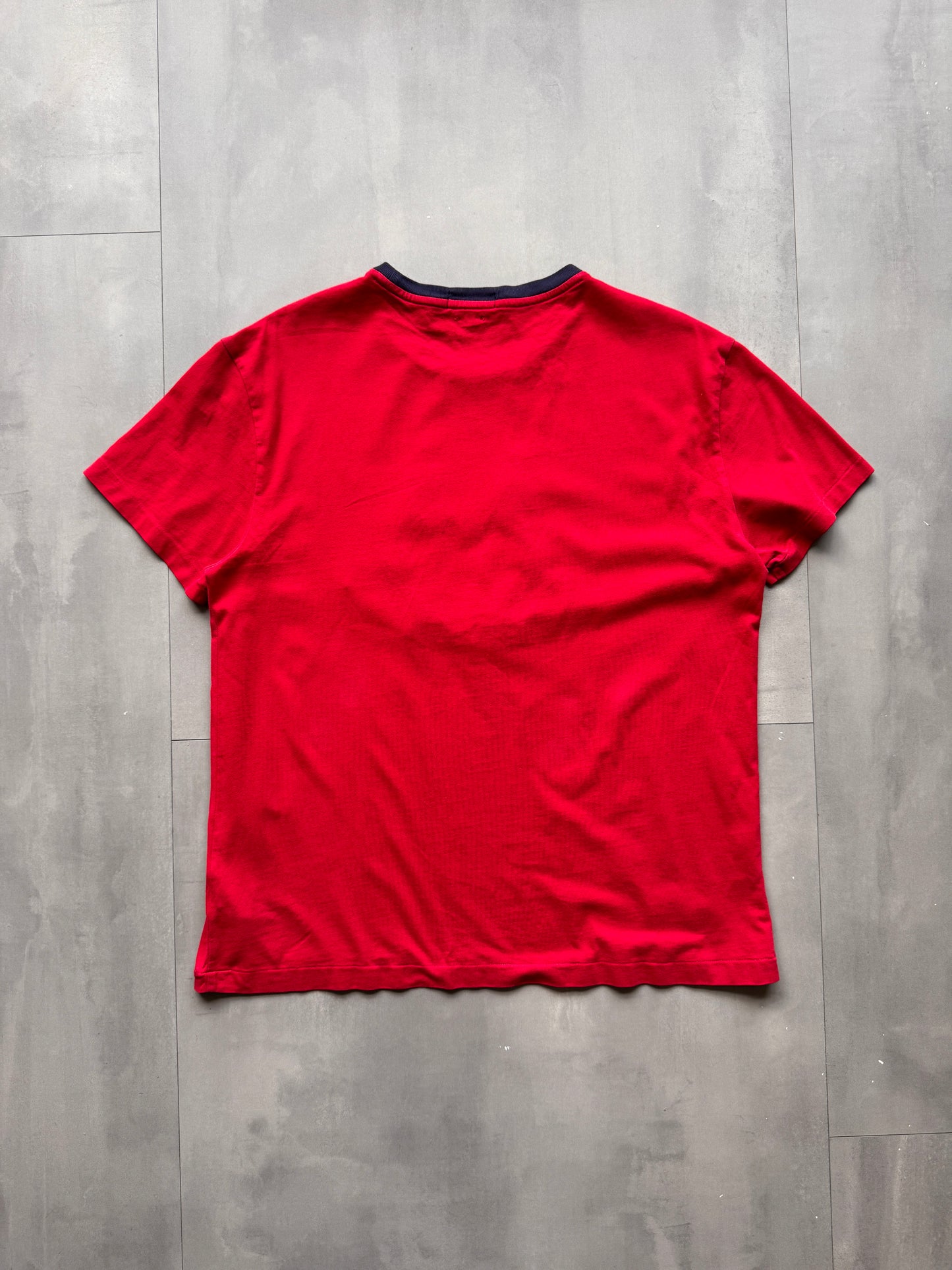 VINTAGE RALPH LAUREN POLO RED TEE - M
