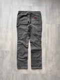 VINTAGE CARHARTT DOUBLE KNEE GREY CARPENTER PANTS - 30