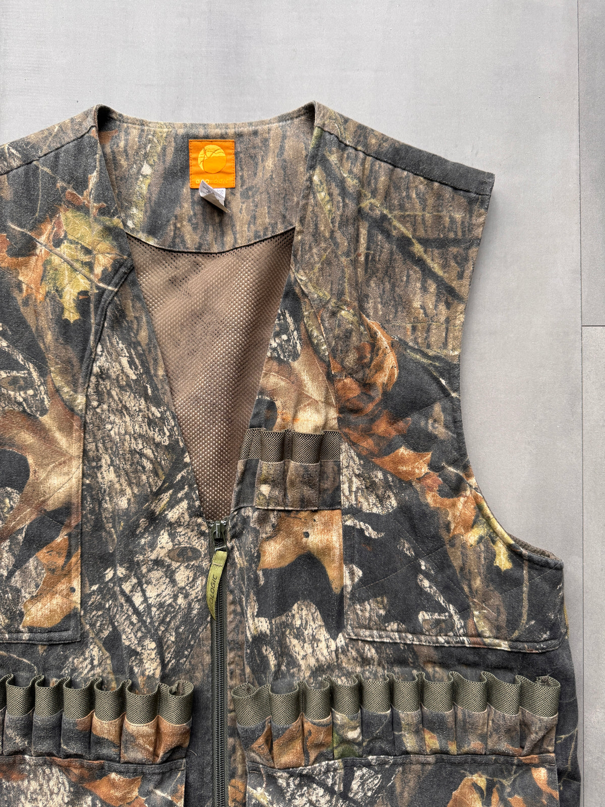 VINTAGE GEOLOGIC REALTREE GILET - LARGE
