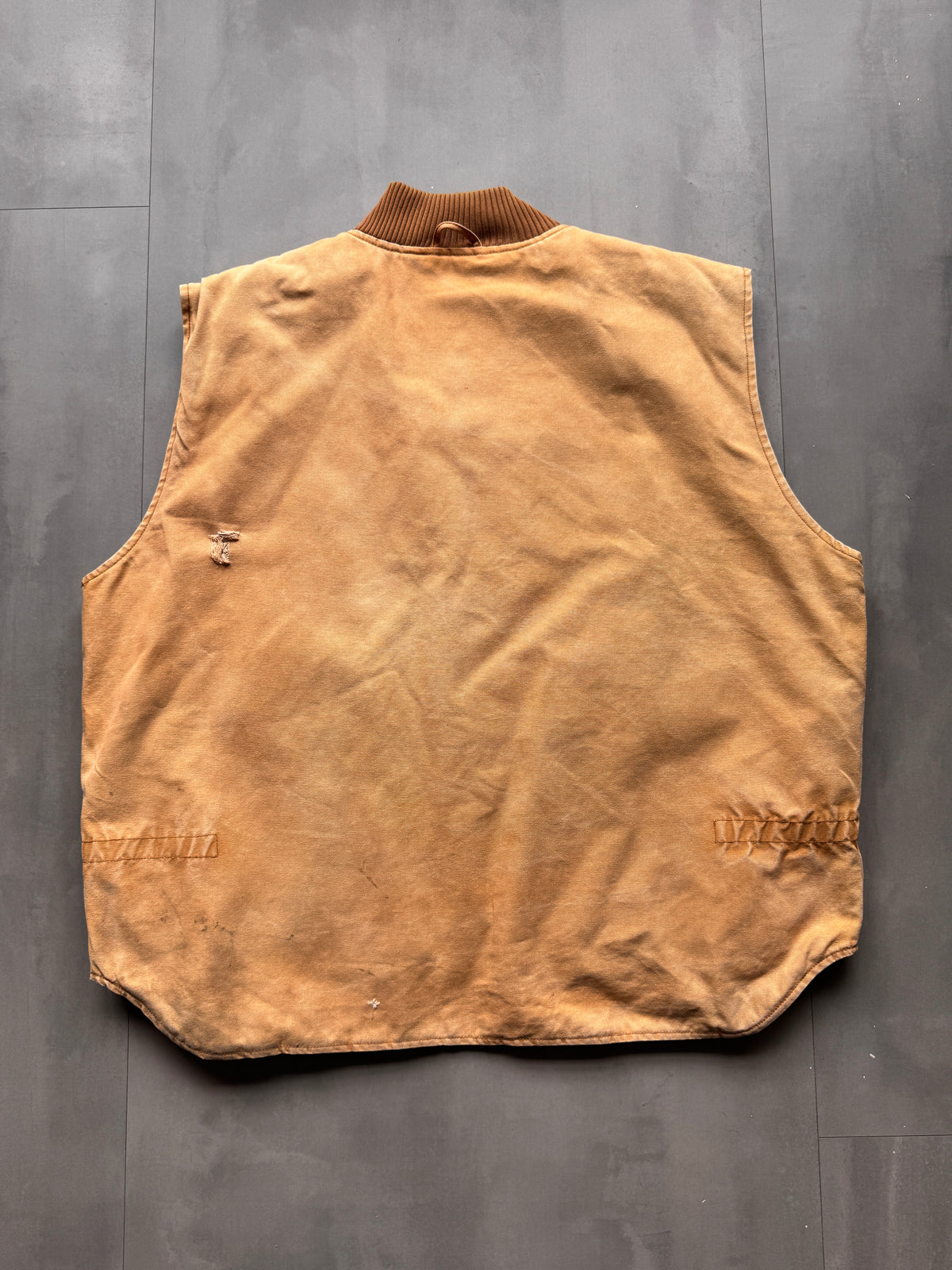 VINTAGE WALLS BLIZZARD PRUF TAN WORKWEAR GILET - XXL