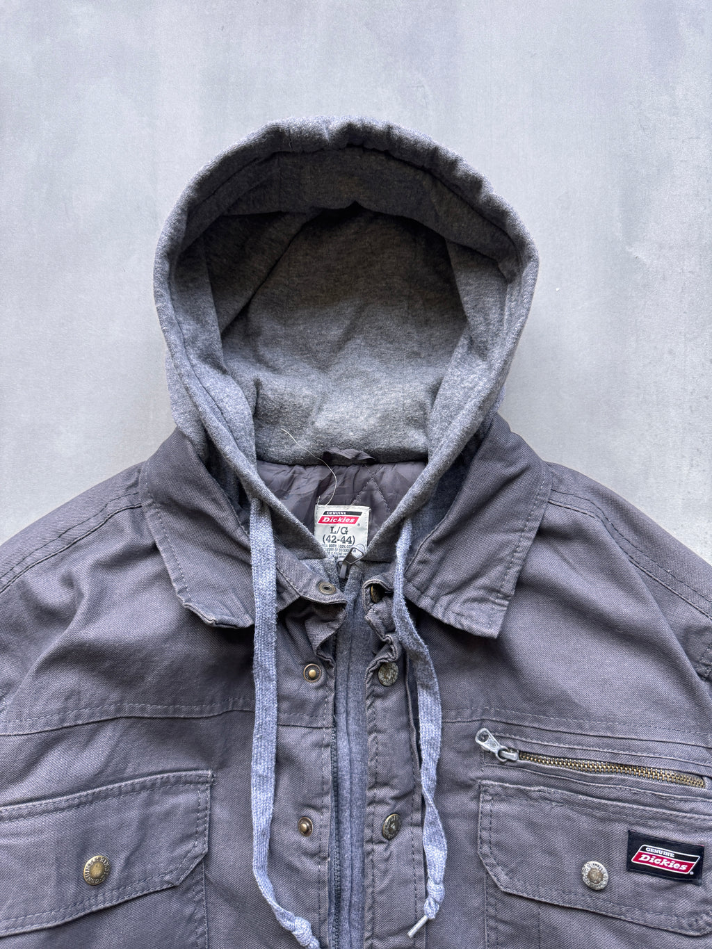 VINTAGE DICKIES GREY JACKET - L