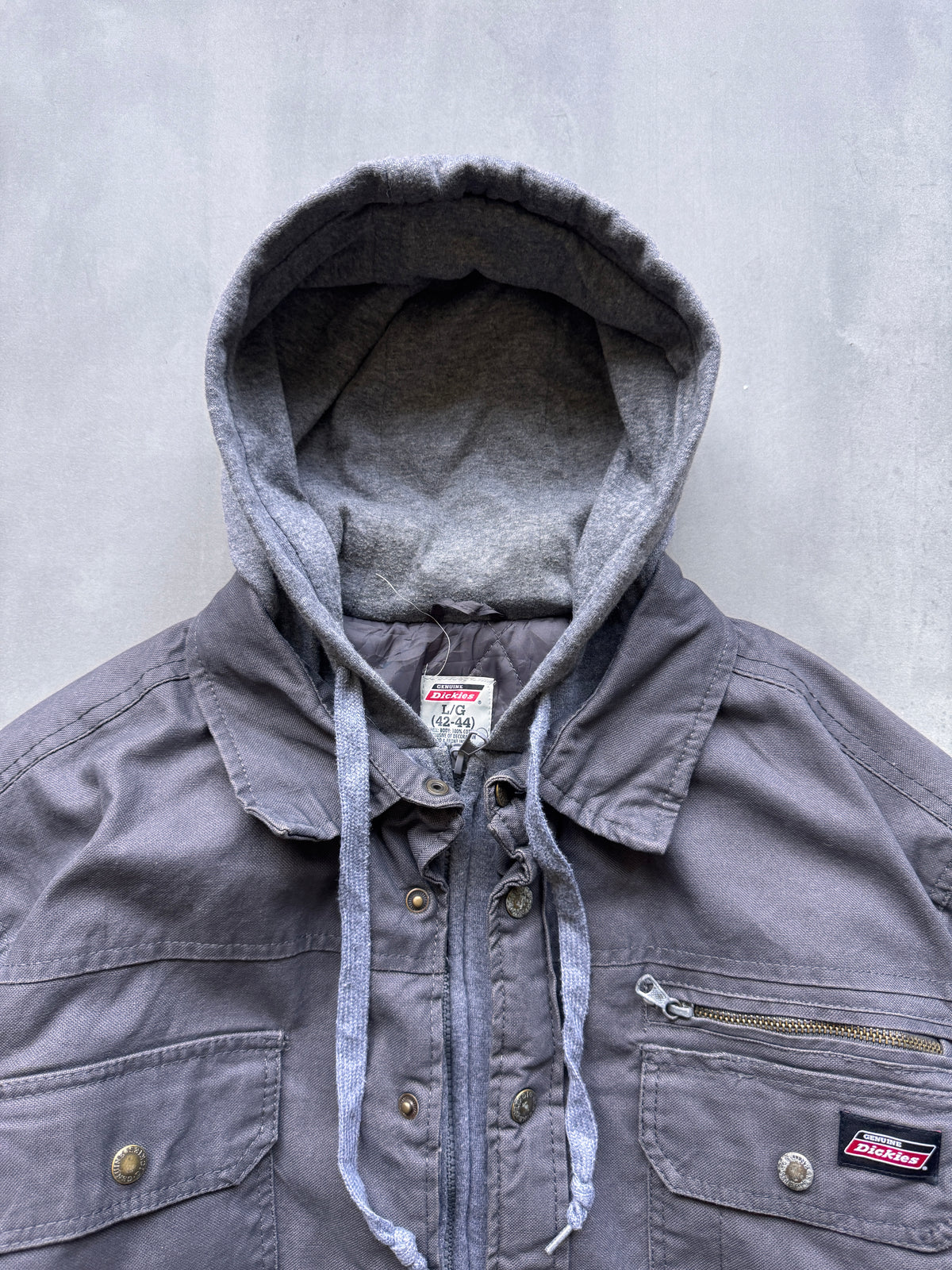 VINTAGE DICKIES GREY JACKET - L