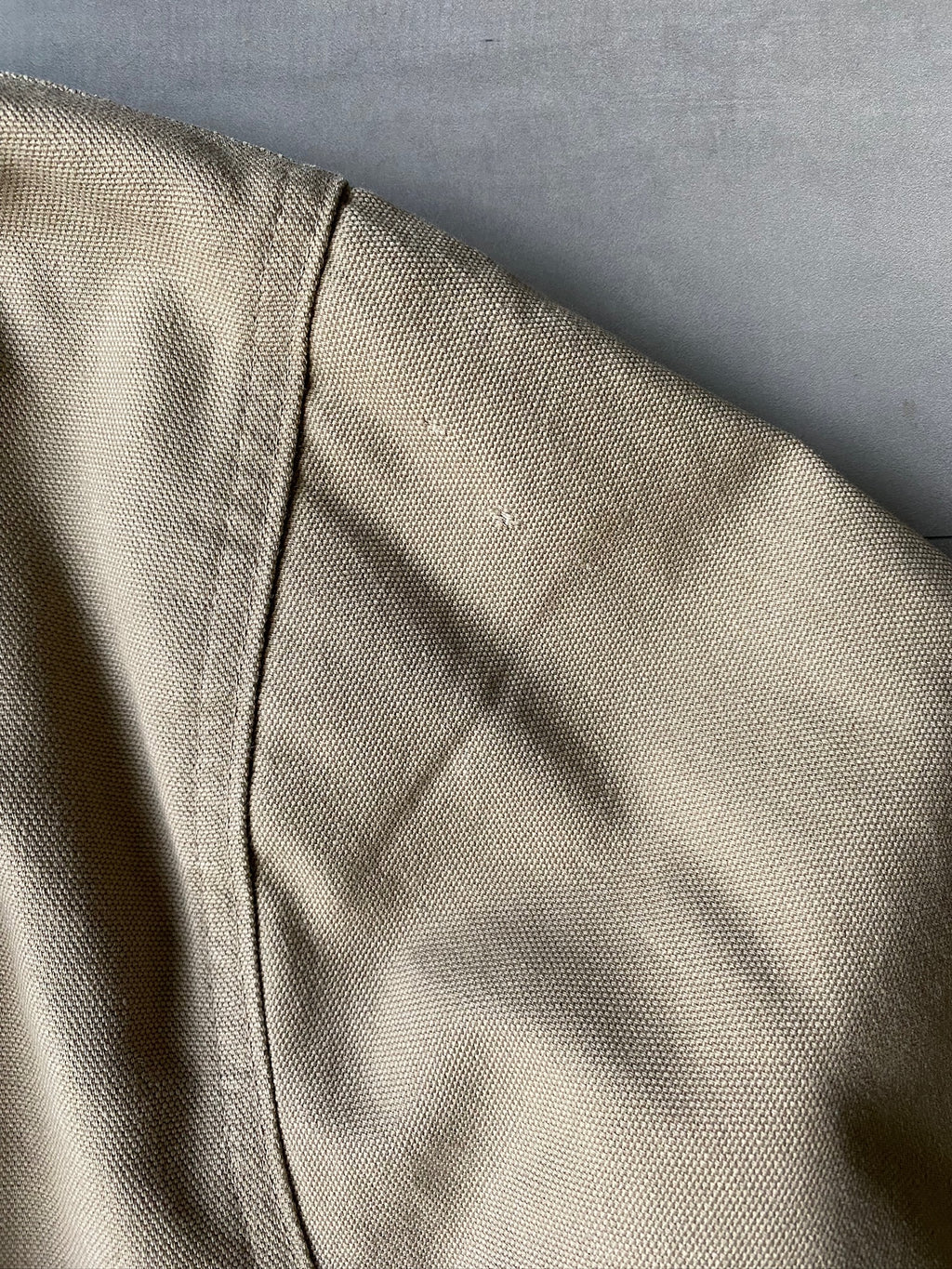 VINTAGE IZOD TAN WORKWEAR SHIRT - XL