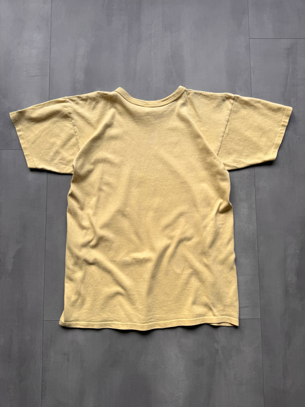 VINTAGE CHAMPION YELLOW TEE - M