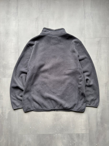 VINTAGE JEEP GREY ZIP FLEECE - L