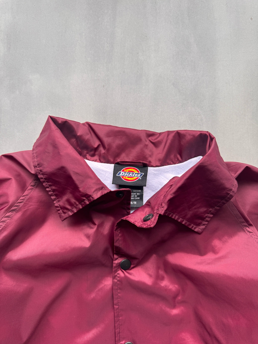 VINTAGE DICKIES LIGHTWEIGHT RED JACKET - M