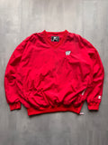 VINTAGE STARTER WISCONSIN BADGERS RED WINDBREAKER - XXL