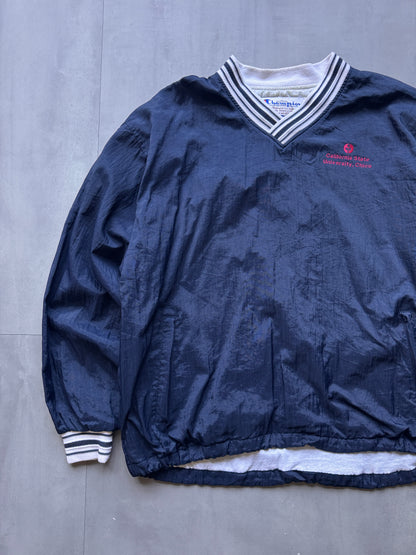 VINTAGE CHAMPION CALIFORNIA STATE UNIVERSITY NAVY WINDBREAKER - XL