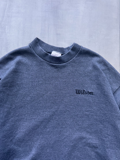 VINTAGE WILSON GREY SWEATER - XLARGE