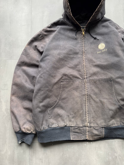 VINTAGE DUNBROOKE FADED GREY ACTIVE JACKET - XL