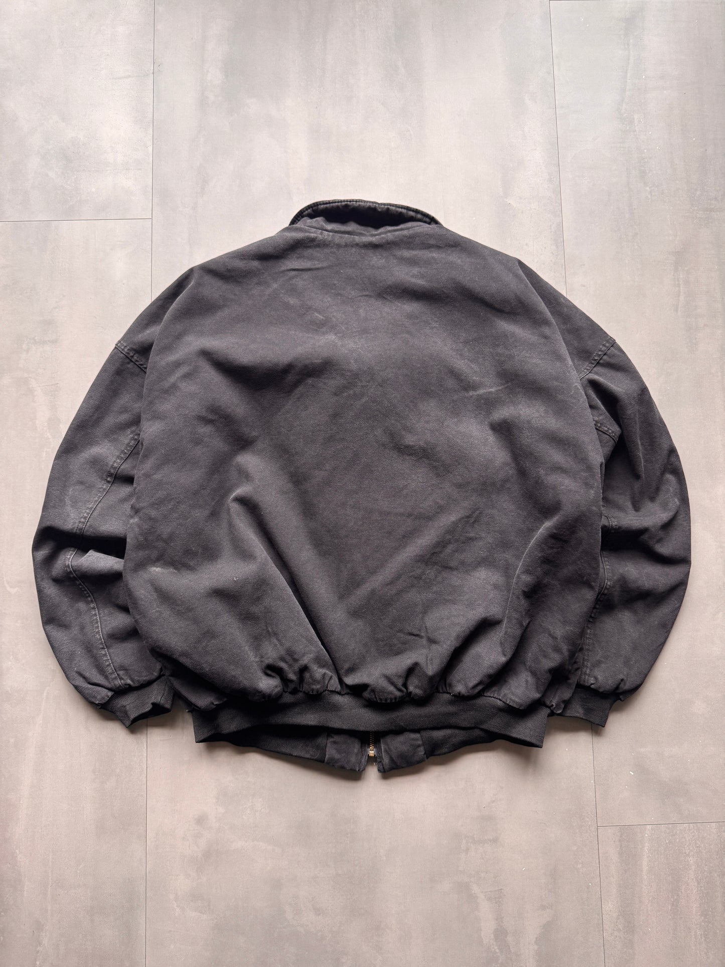 VINTAGE DUNBROOKE FADED BLACK SANTA FE JACKET - XL