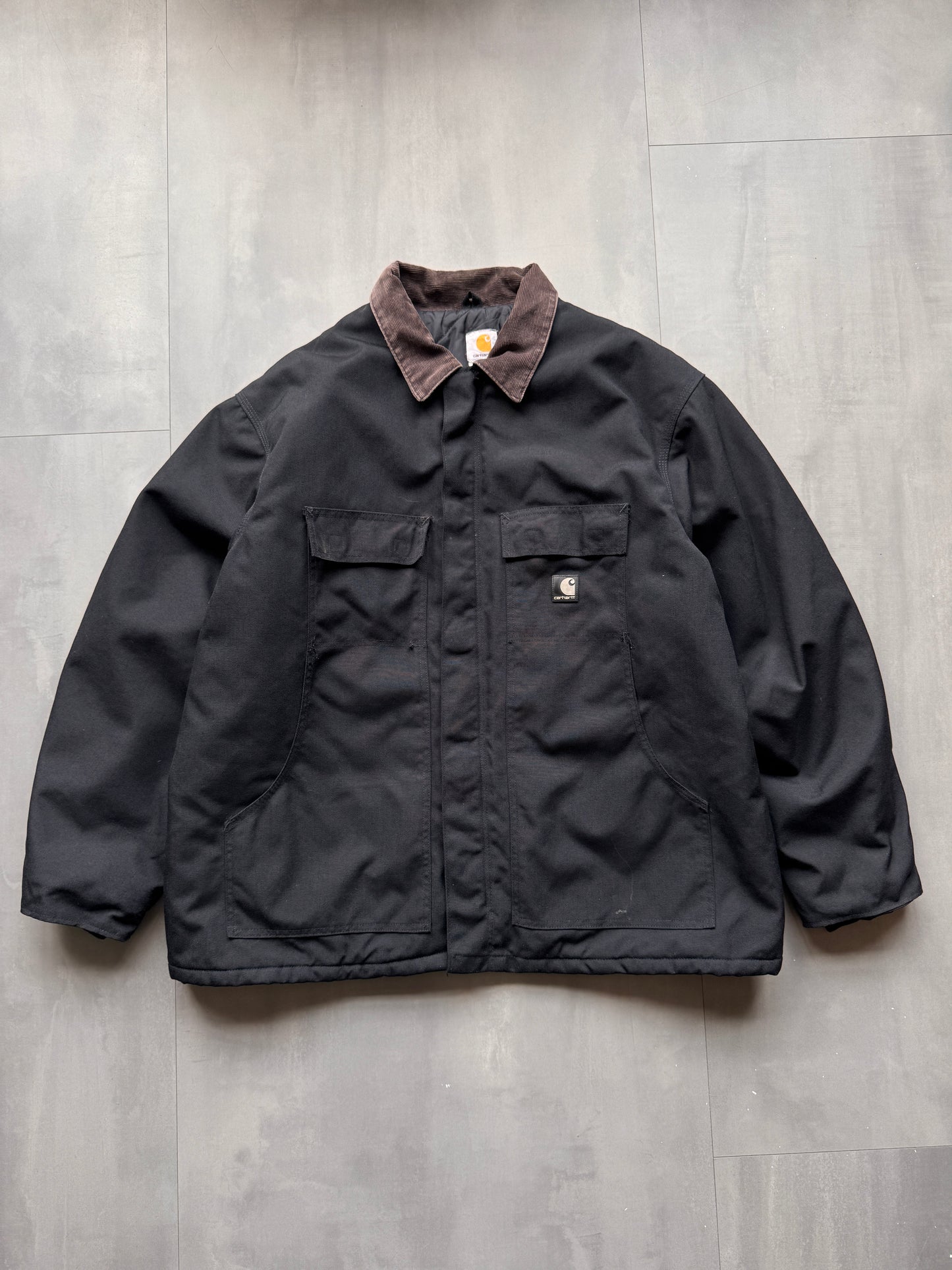 VINTAGE CARHARTT BLACK ARCTIC JACKET - XXL