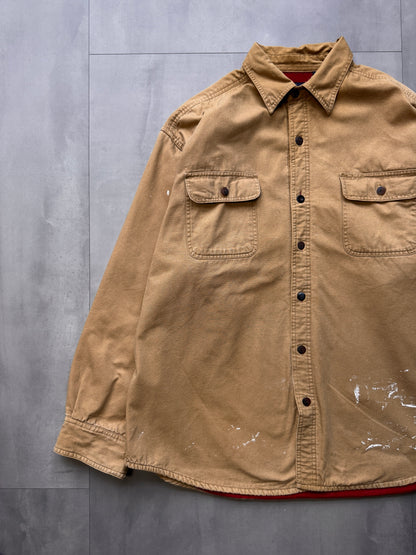 VINTAGE TAN WORK JACKET - XXLARGE