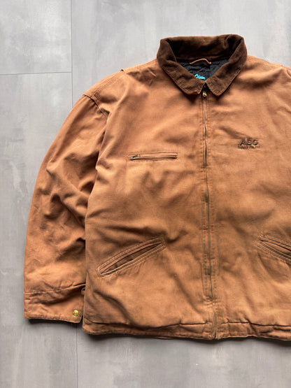 VINTAGE TRI-MOUNTAIN TAN DETROIT JACKET - XXL