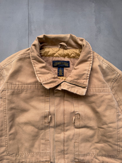 VINTAGE TAN WORK JACKET - MEDIUM/LARGE