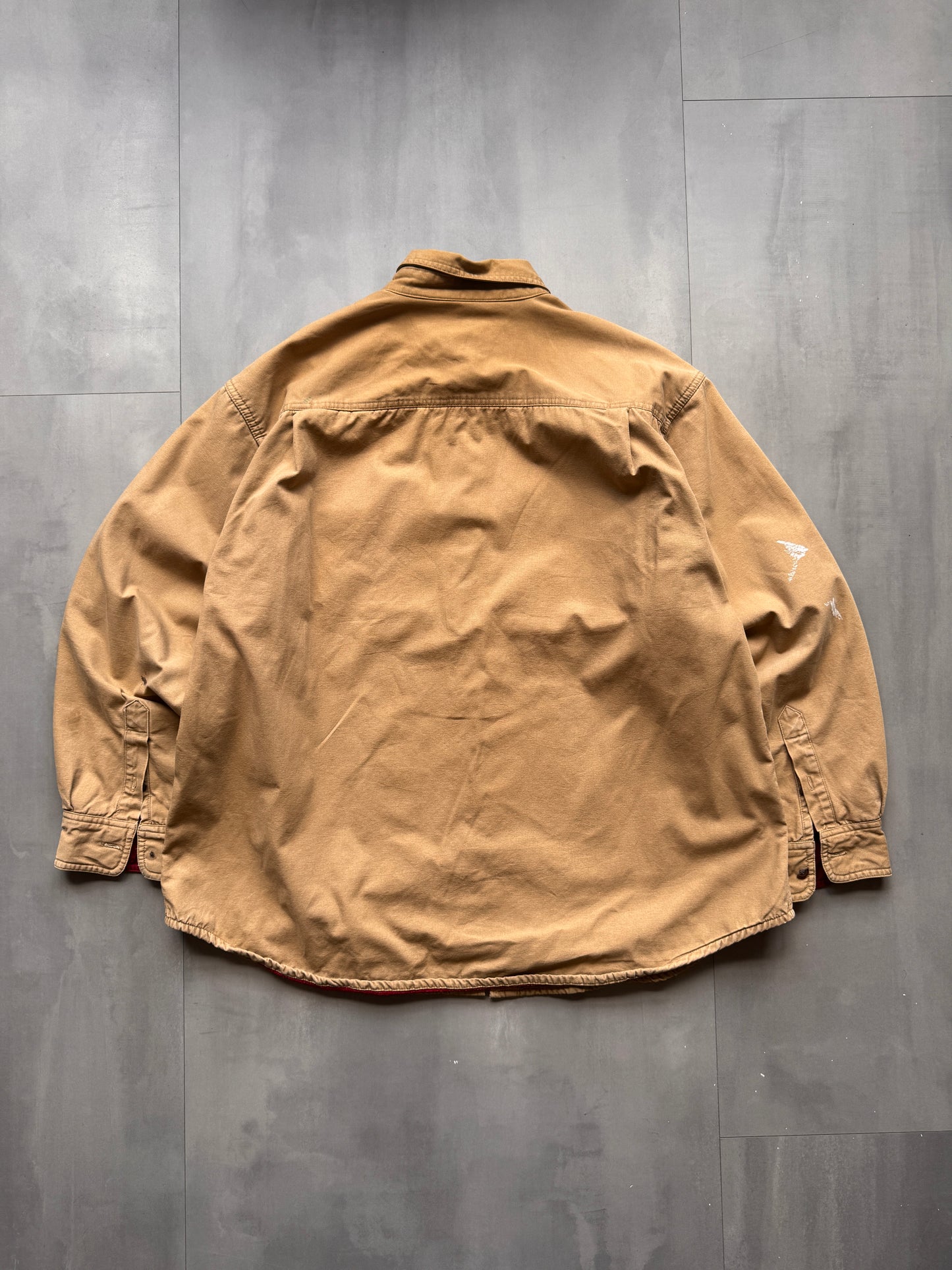 VINTAGE TAN WORK JACKET - XXL