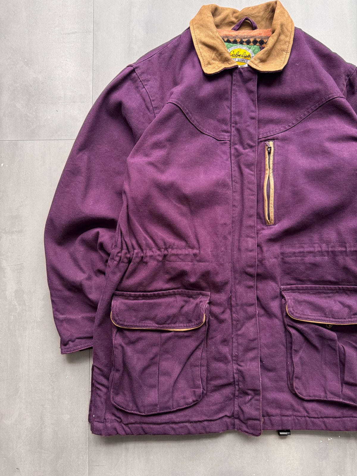 VINTAGE CABELA'S LILAC ARCTIC JACKET - S
