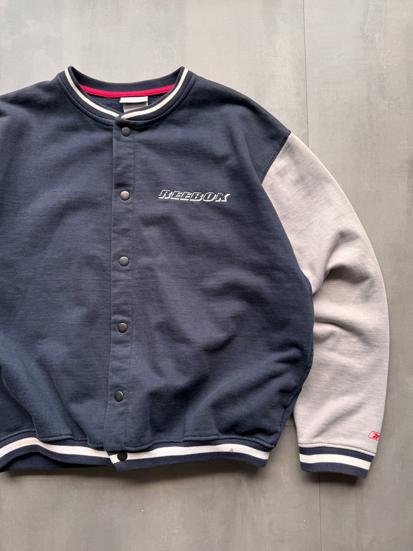 VINTAGE REEBOK BASEBALL JACKET - M