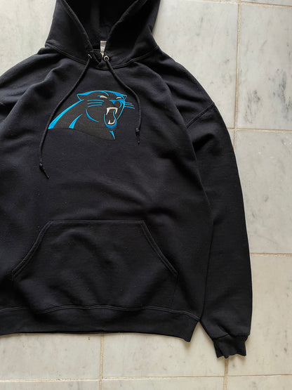 NFL CAROLINA PANTHERS BLACK HOODIE - LARGE