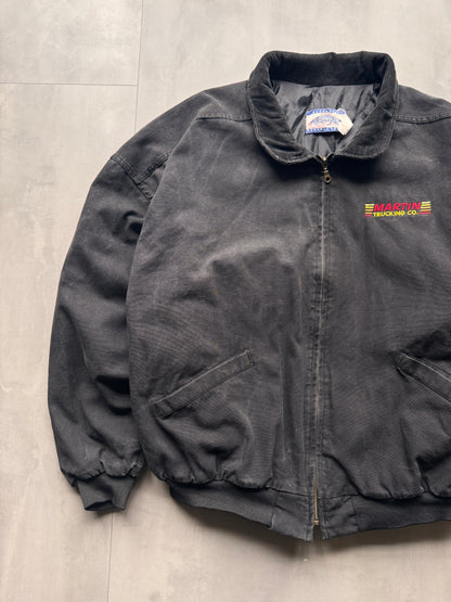 VINTAGE DUNBROOKE FADED BLACK SANTA FE JACKET - XL