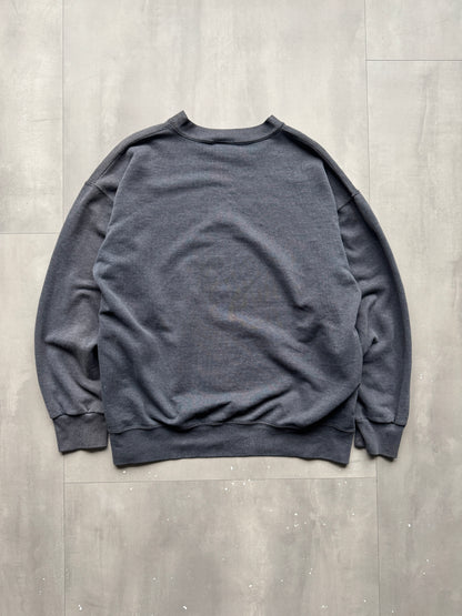 VINTAGE NUTMEG NFL PITTSBURGH STEELERS 90s GREY SWEATER - L