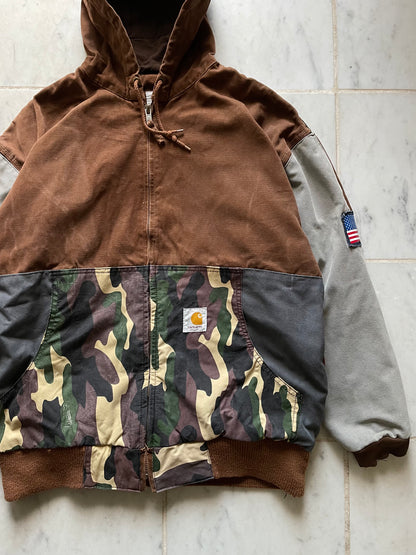 CARHARTT REWORKED MILITARY ACTIVE JACKET - XLARGE