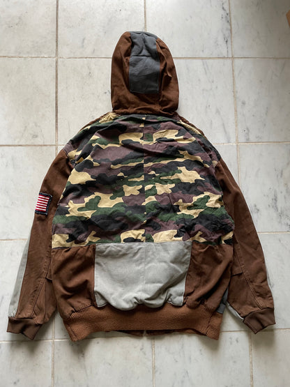 CARHARTT REWORKED MILITARY ACTIVE JACKET - XLARGE