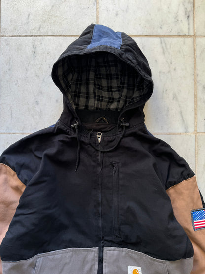 CARHARTT REWORKED ACTIVE JACKET - LARGE