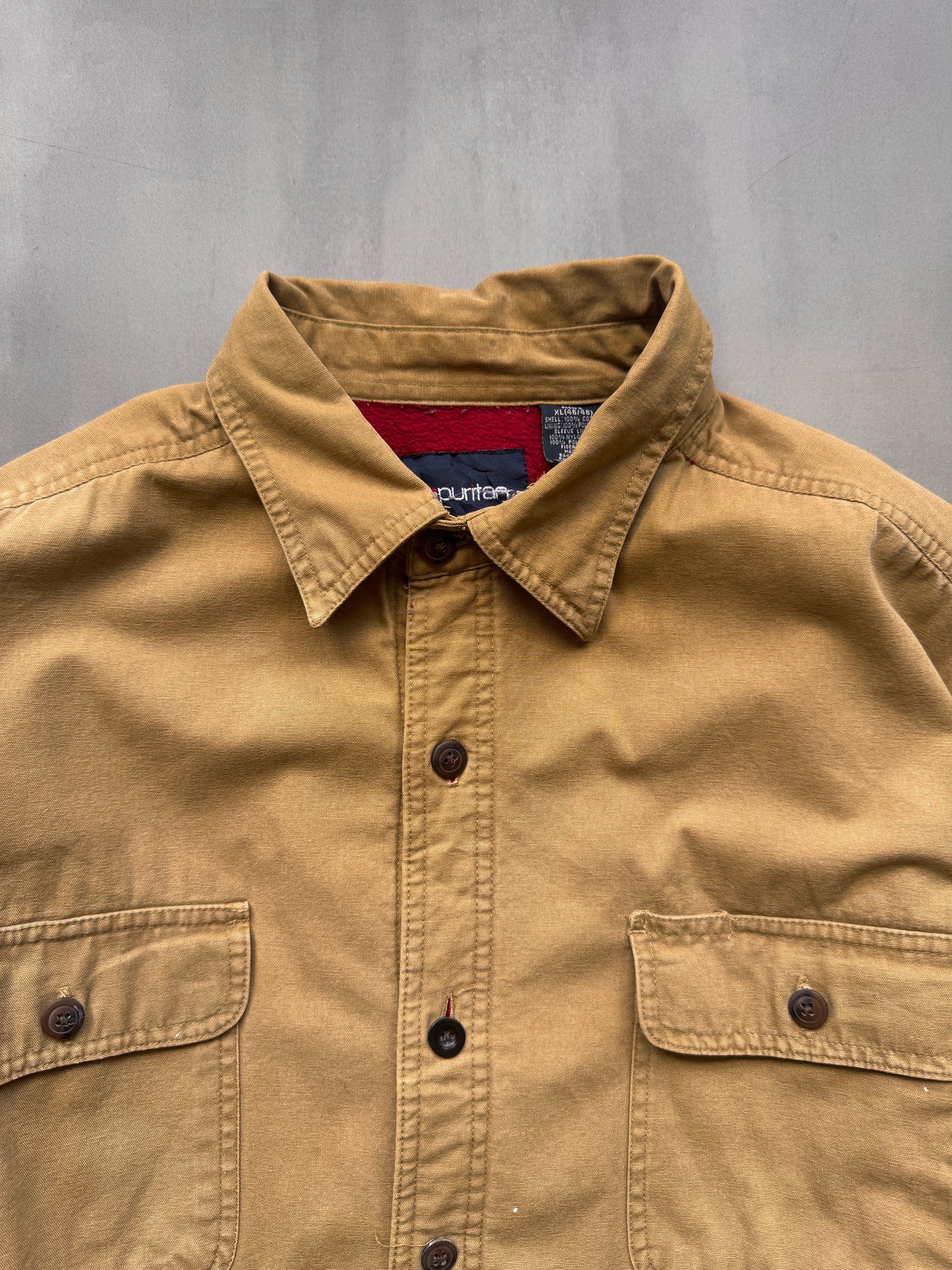 VINTAGE TAN WORK JACKET - XXL
