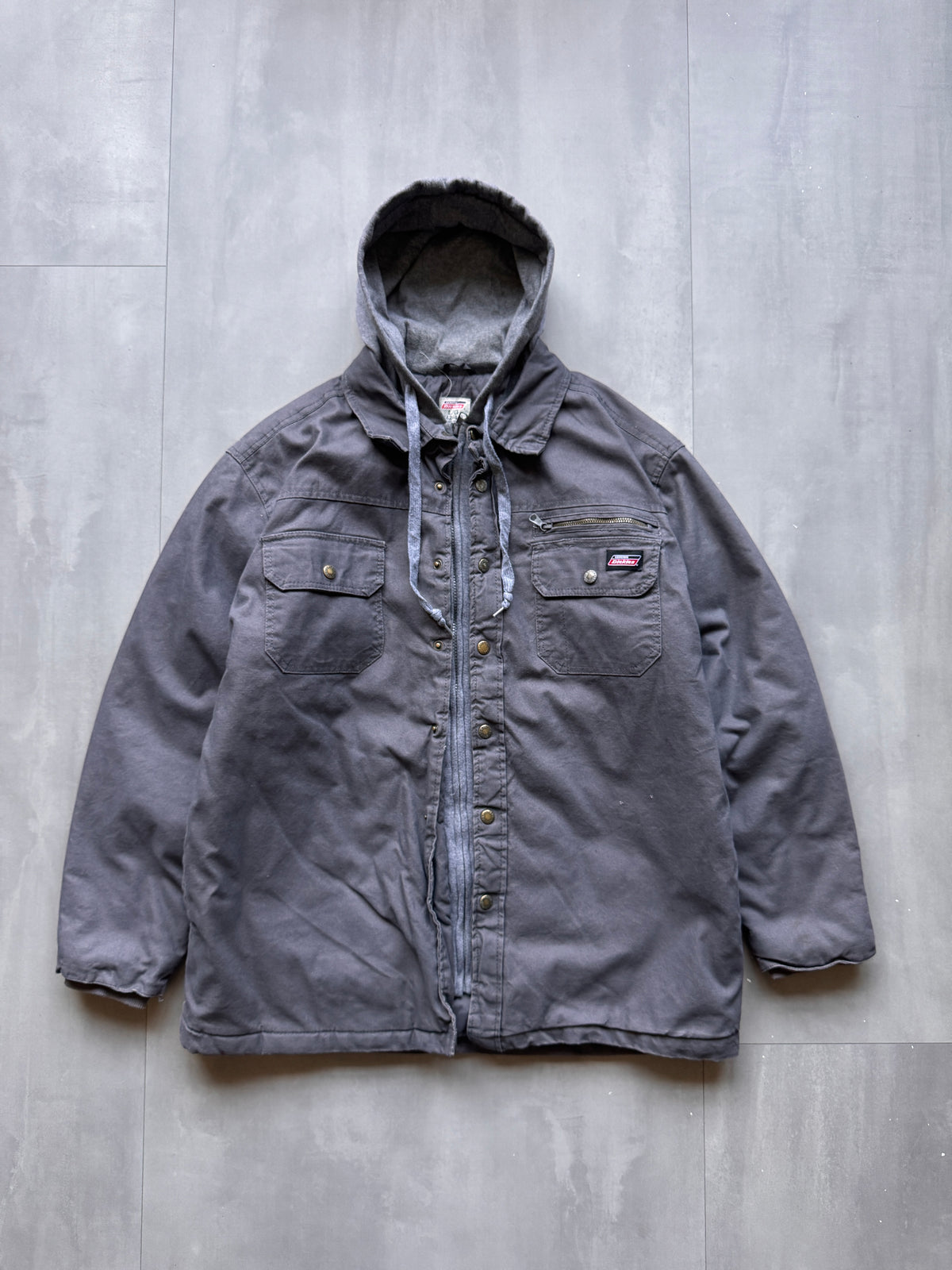 VINTAGE DICKIES GREY JACKET - L