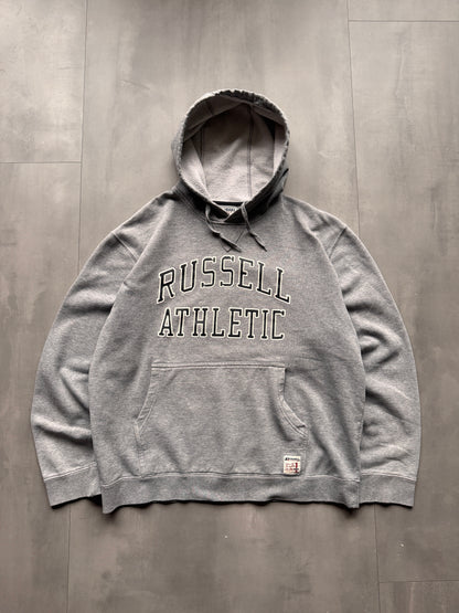 VINTAGE RUSSELL ATHLETIC GREY HOODIE - XL