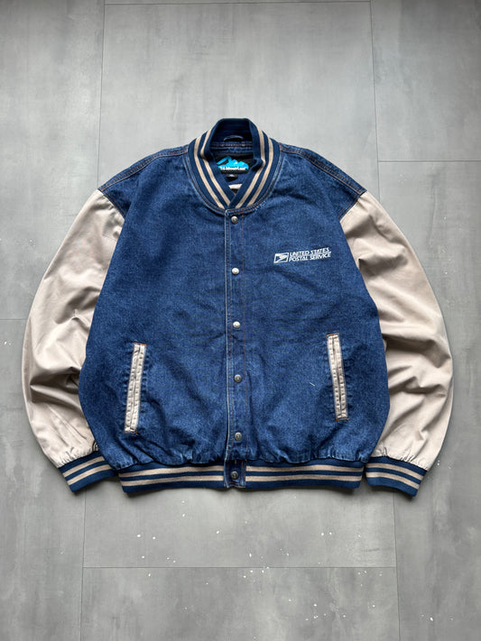 VINTAGE U.S. POSTAL SERVICE (USPS) BASEBALL JACKET - XL