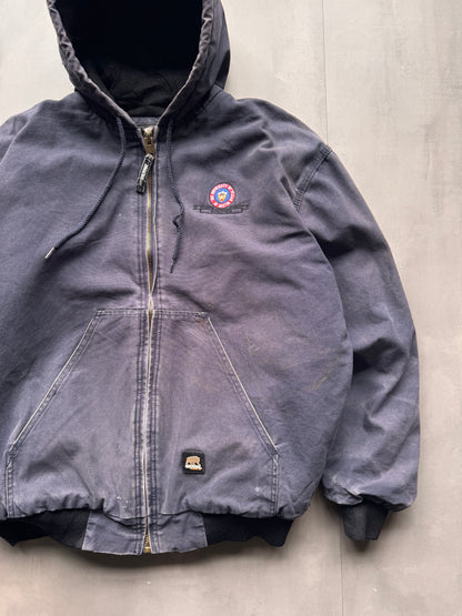 VINTAGE BERNE FADED BLUE ACTIVE JACKET - L