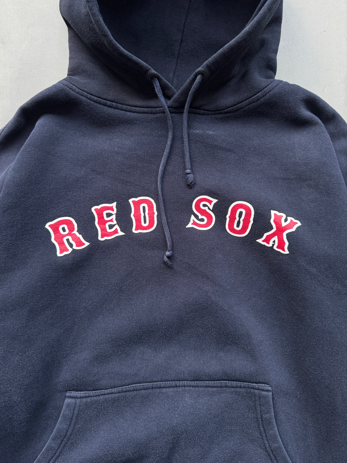 VINTAGE MLB BOSTON RED SOX NAVY HOODIE - M