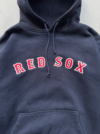 VINTAGE MLB BOSTON RED SOX NAVY HOODIE - M