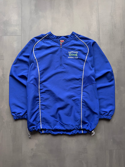 VINTAGE NIKE EASTLAKE TITANS BLUE WINDBREAKER - M